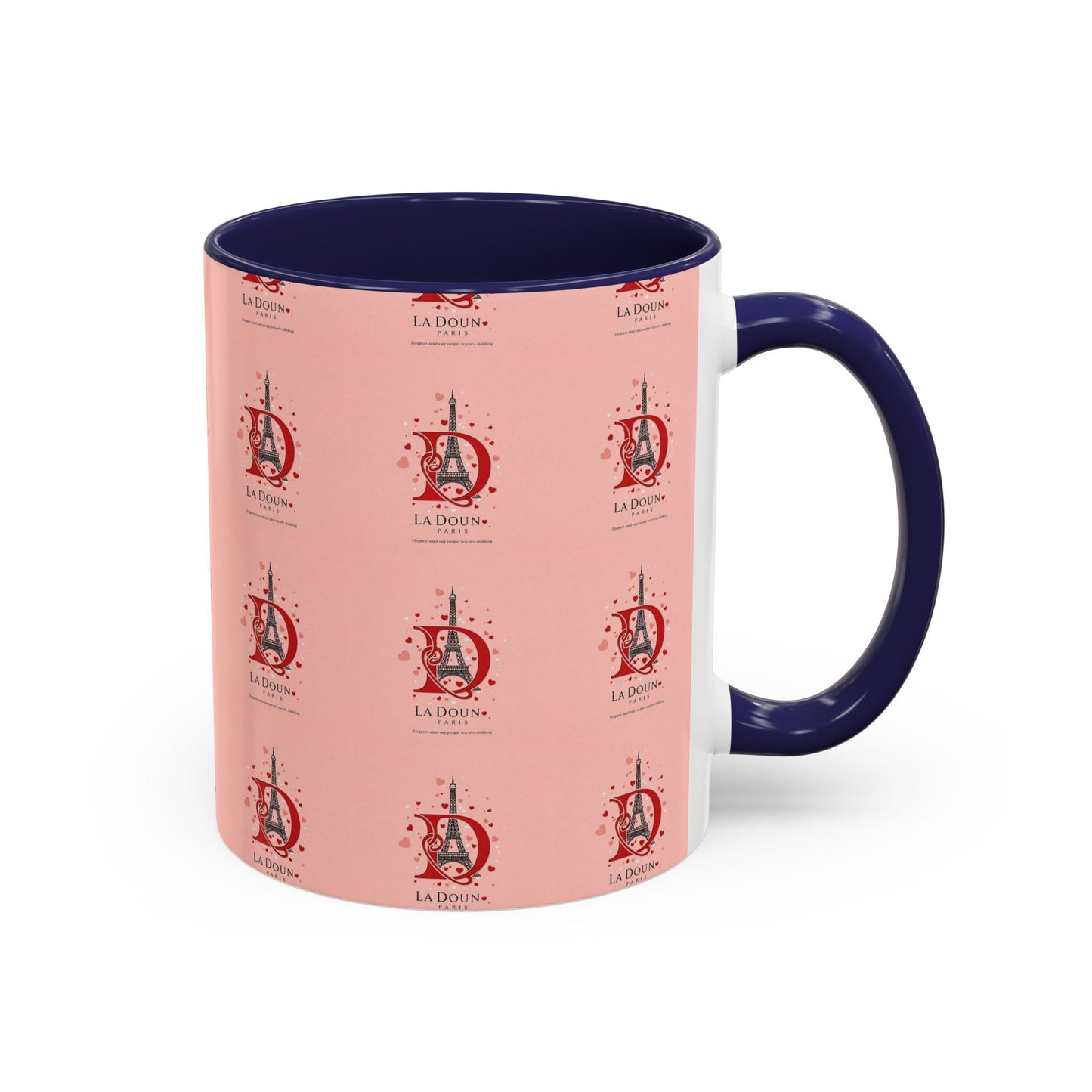 Personalized La Doun Accent Coffee Mug - 11oz & 15oz, Perfect for Gifting and Daily Use