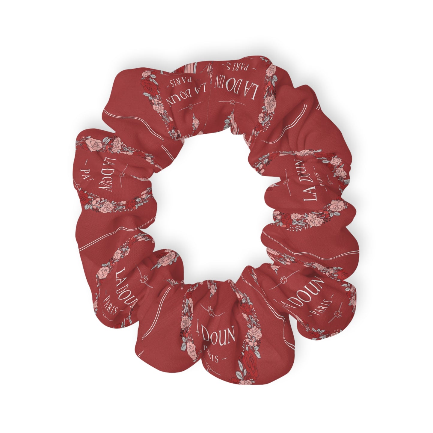 Floral Valentine's Day Scrunchie - L'Amour Paris