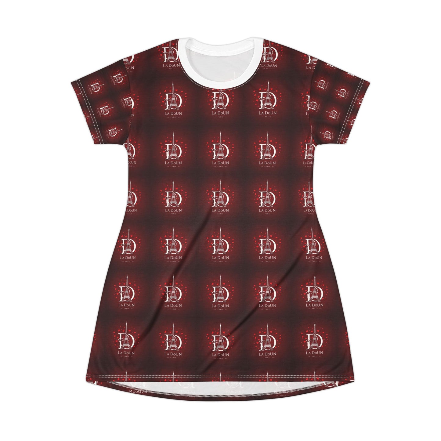 Stylish Graphic T-Shirt Dress with Bold Design for Casual Wear