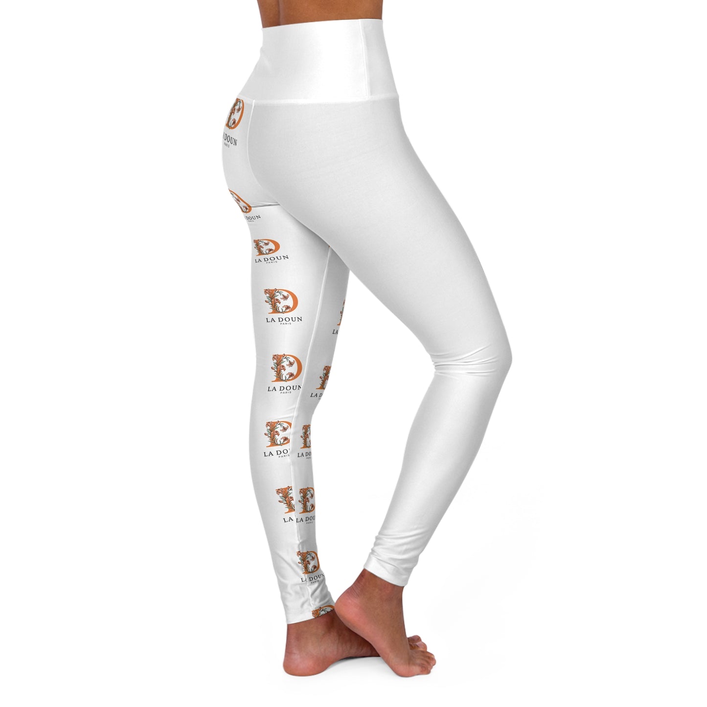 LA BDWN High Waisted Yoga Leggings - Stylish Comfort for Active Lifestyles