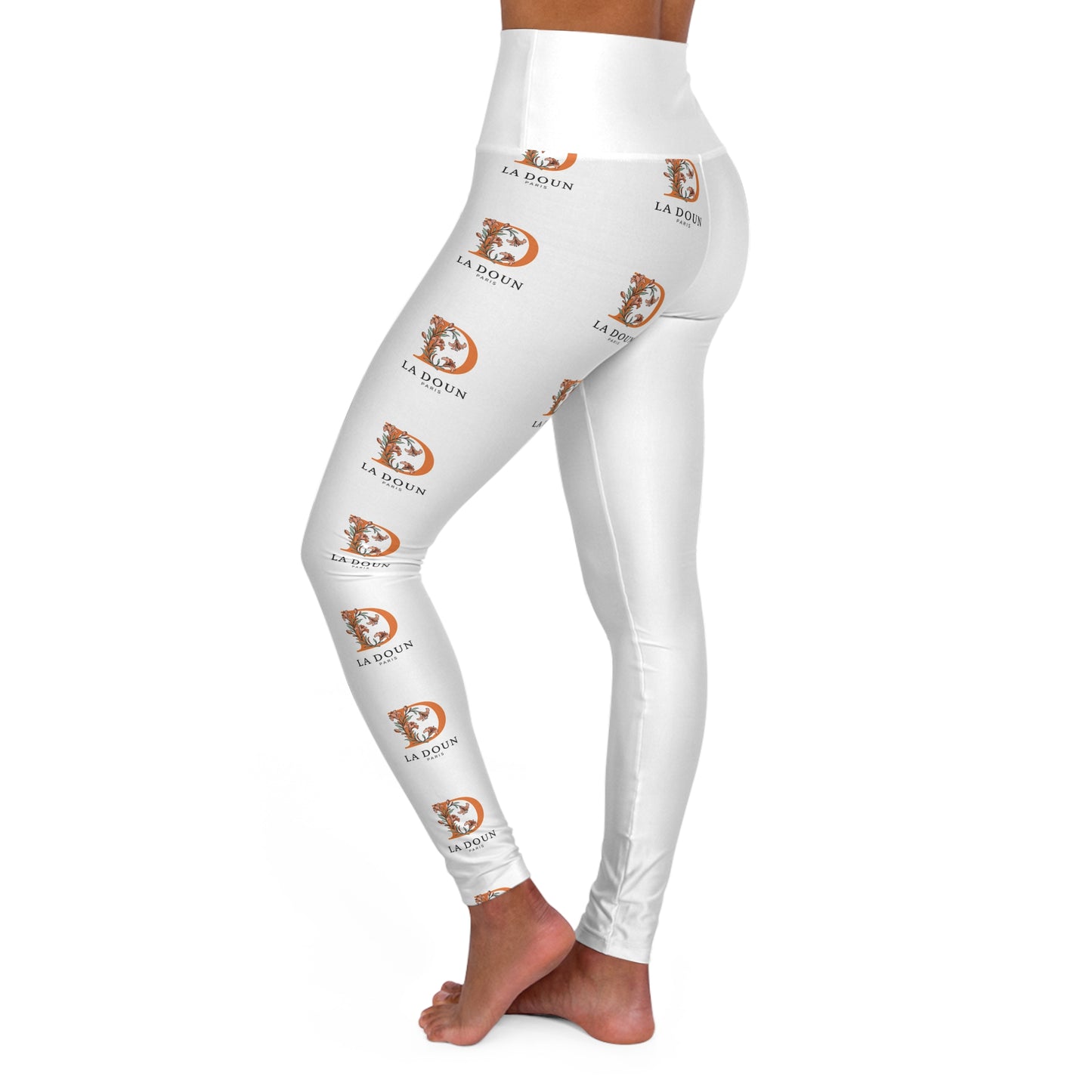 LA BDWN High Waisted Yoga Leggings - Stylish Comfort for Active Lifestyles