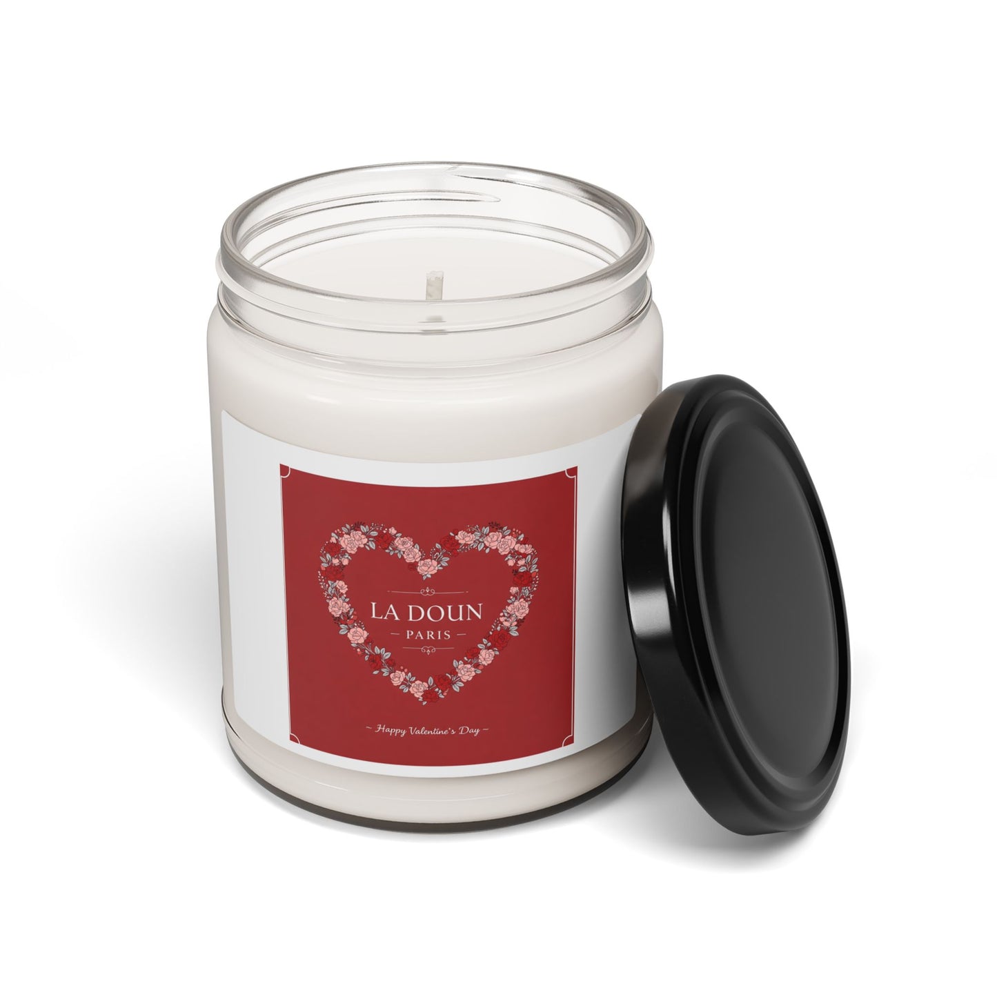 Valentine's Day Scented Soy Candle - 9oz Heart Design