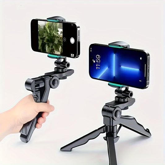 1pc Mobile phone stand tripod table top mobile phone stand small tripod anchor live stand