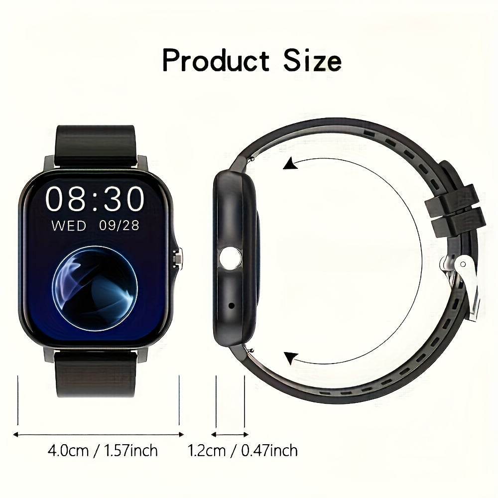 This watch is fully featured, stopwatch, alarm clock, calendar, music player, message receiving, wireless calling, sports mode, sedentary reminder weather forecast, calculator - USB charging, rechargeable lithium polymer batt