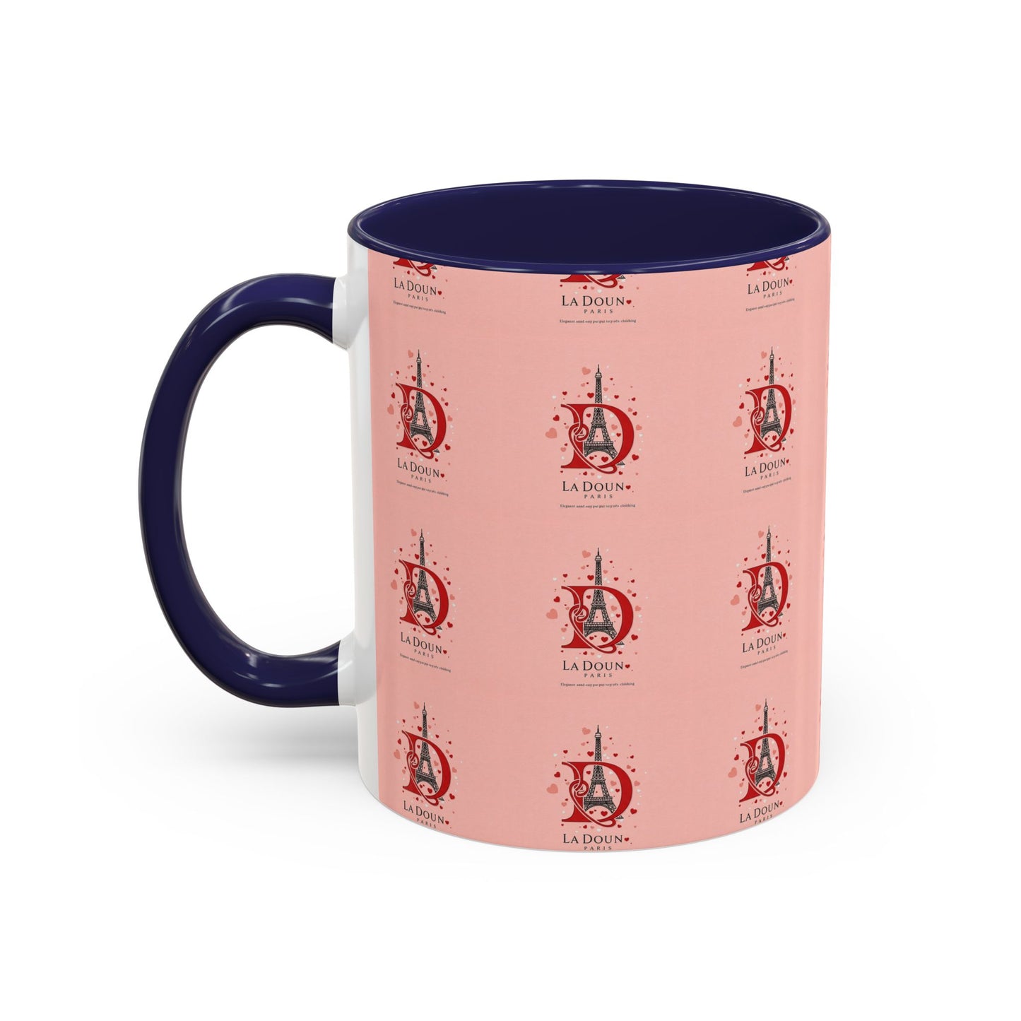 Personalized La Doun Accent Coffee Mug - 11oz & 15oz, Perfect for Gifting and Daily Use