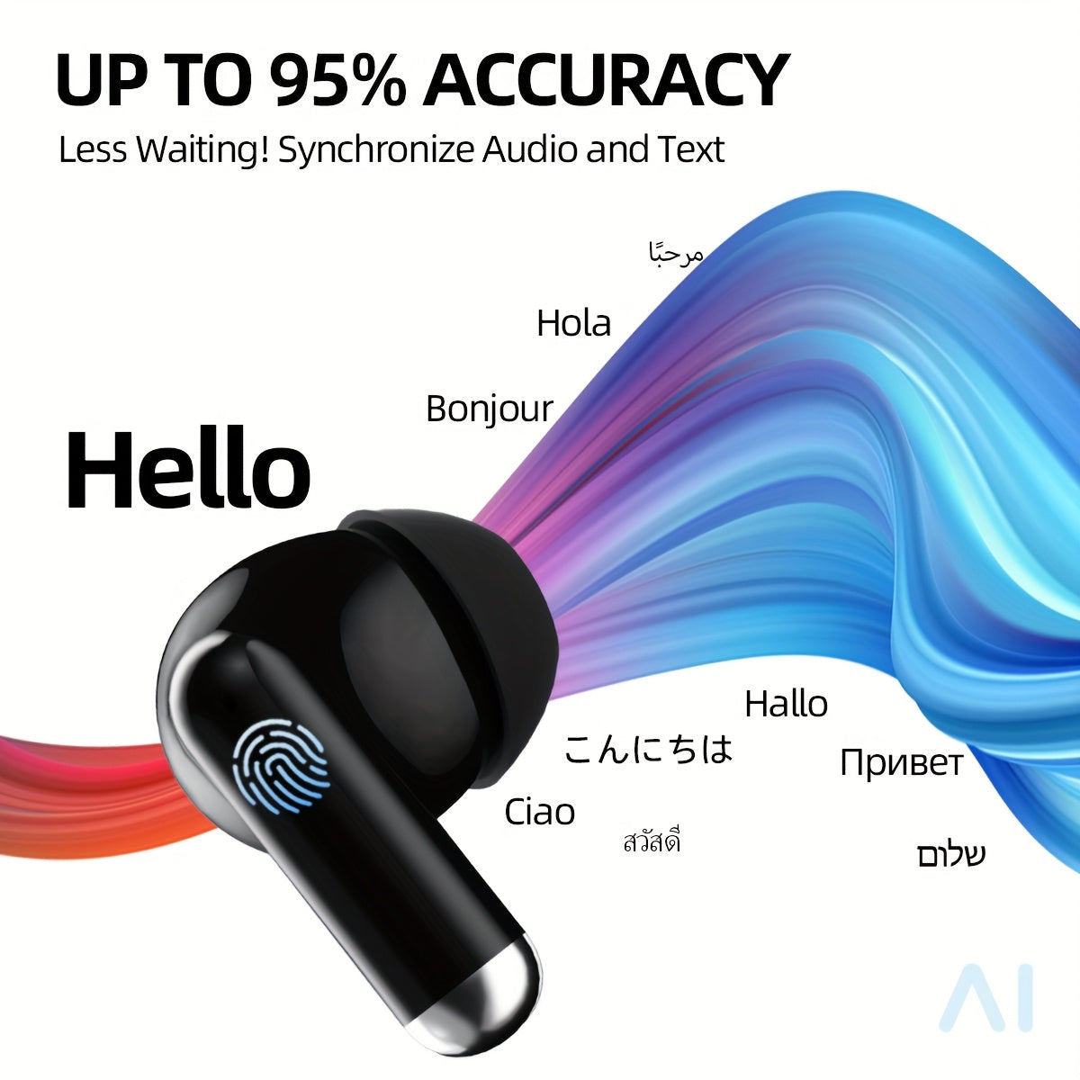 LIFEBEE Translation Earbuds, a Portable Headset Designed for Comfort, Comes with an App for Music And Calls, Is USB Rechargeable, And Serves As a Wireless Translator Device, Making It a Perfect Gift Option.