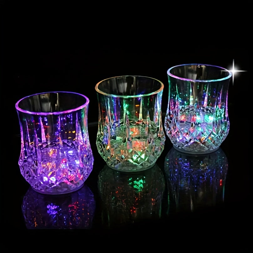 1pc Light Up Cups, Glow In The Dark, Party Supplies, Colorful LED Glowing water Cup For Party, Birthday, Christmas, Disco, Valentine's Day