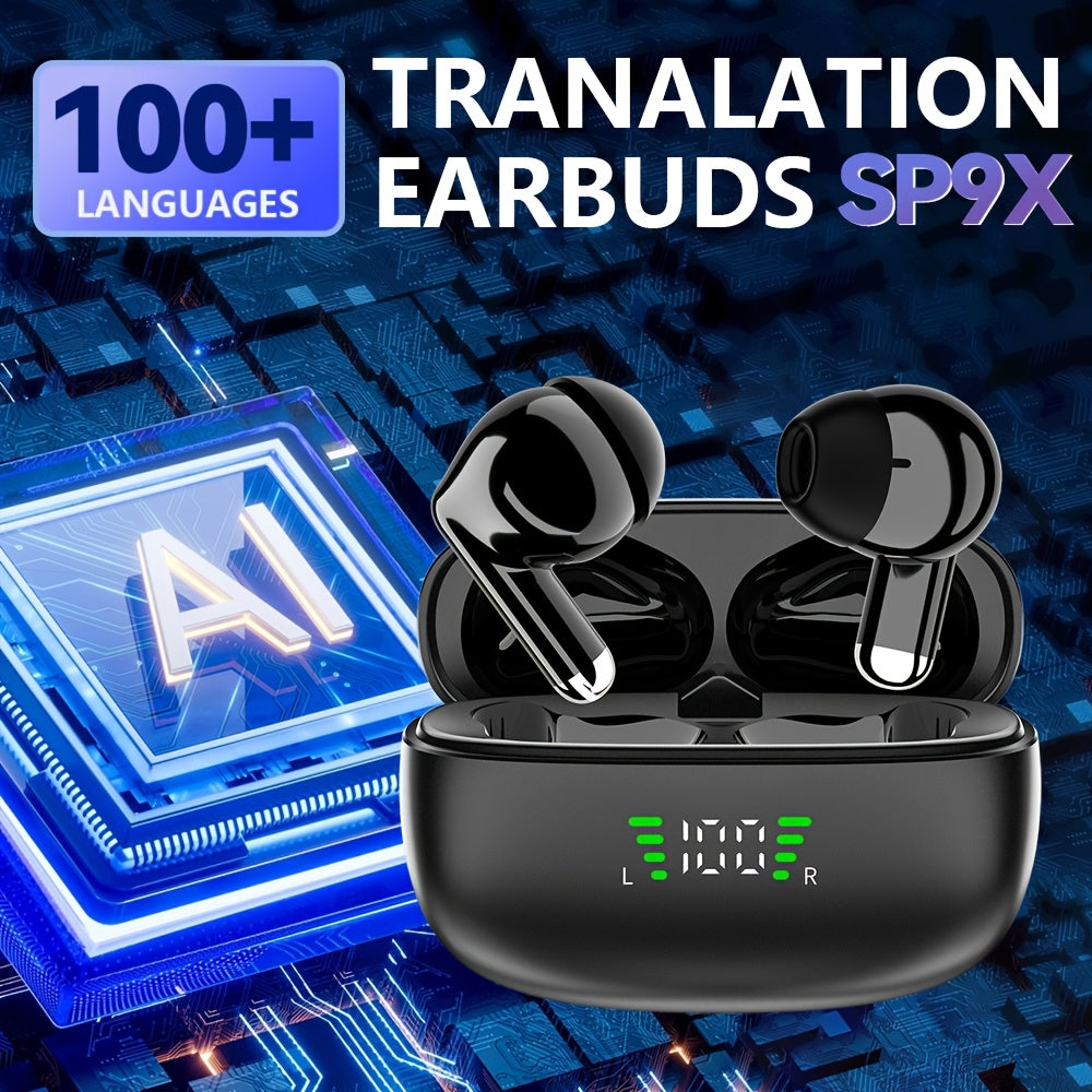 LIFEBEE Translation Earbuds, a Portable Headset Designed for Comfort, Comes with an App for Music And Calls, Is USB Rechargeable, And Serves As a Wireless Translator Device, Making It a Perfect Gift Option.