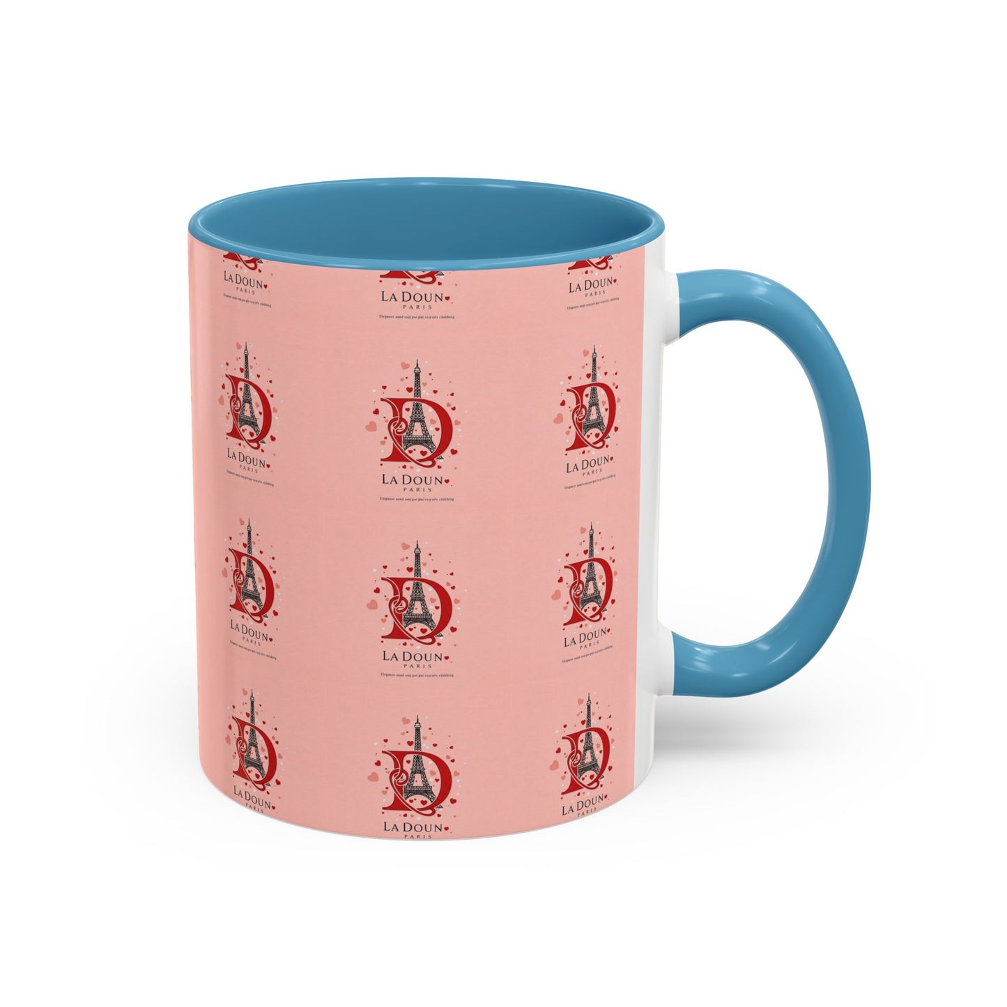 Personalized La Doun Accent Coffee Mug - 11oz & 15oz, Perfect for Gifting and Daily Use