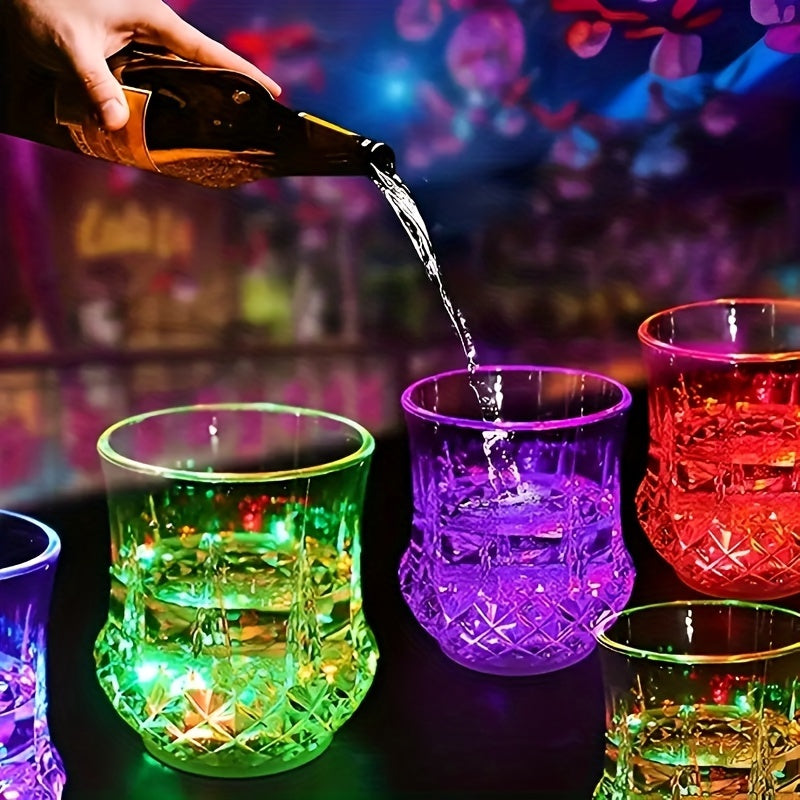 1pc Light Up Cups, Glow In The Dark, Party Supplies, Colorful LED Glowing water Cup For Party, Birthday, Christmas, Disco, Valentine's Day