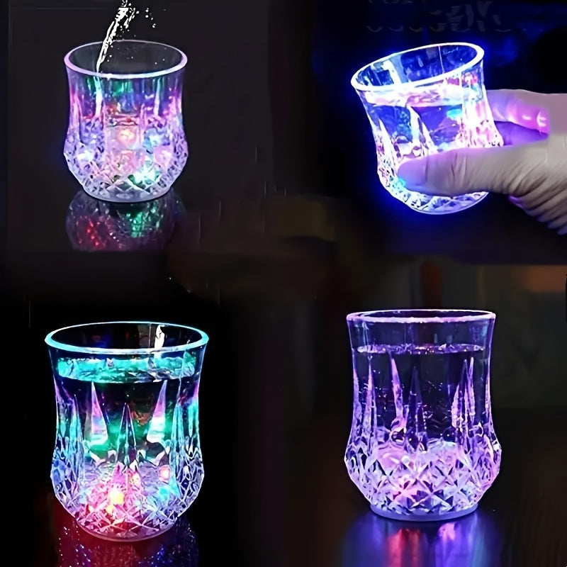 1pc Light Up Cups, Glow In The Dark, Party Supplies, Colorful LED Glowing water Cup For Party, Birthday, Christmas, Disco, Valentine's Day