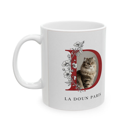 Chic Cat-Themed Ceramic Mug - 11oz & 15oz Options