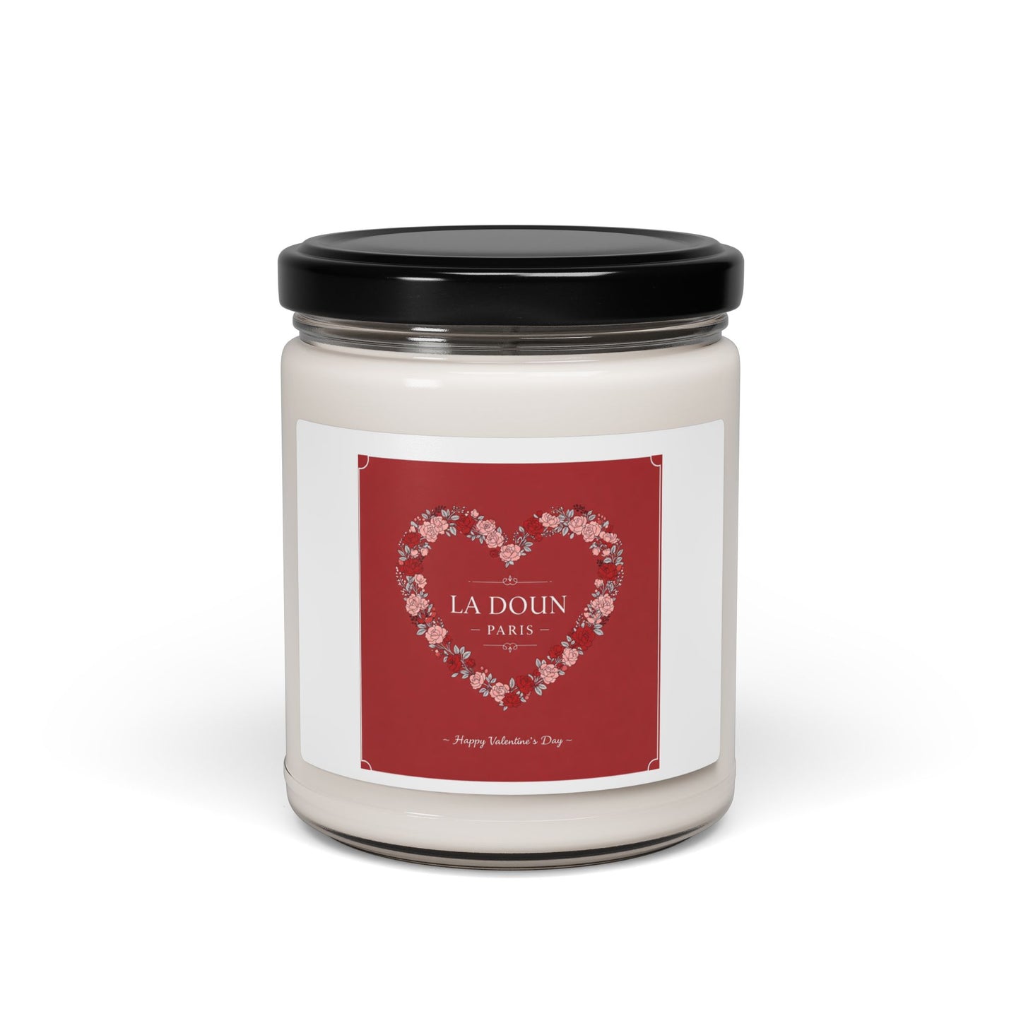 Valentine's Day Scented Soy Candle - 9oz Heart Design