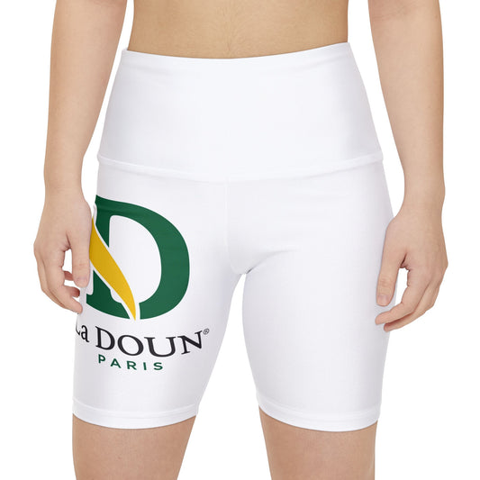 Stylish Women&#039;s Workout Shorts with Logo Design - Ideal for Fitness and Active Leisure