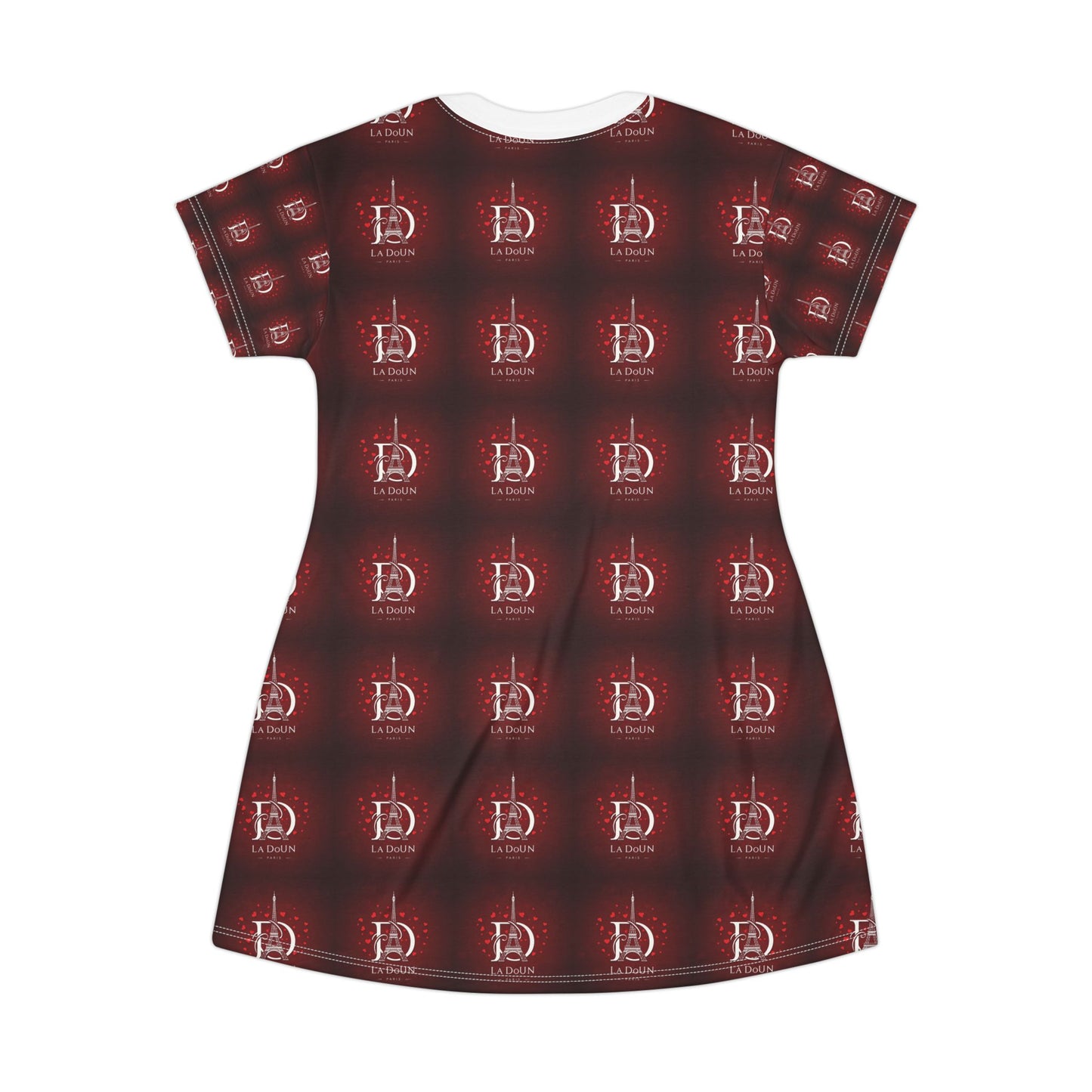 Stylish Graphic T-Shirt Dress with Bold Design for Casual Wear