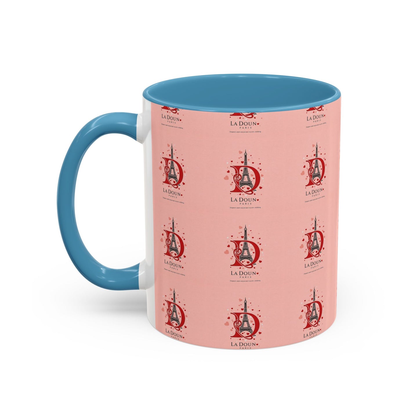 Personalized La Doun Accent Coffee Mug - 11oz & 15oz, Perfect for Gifting and Daily Use