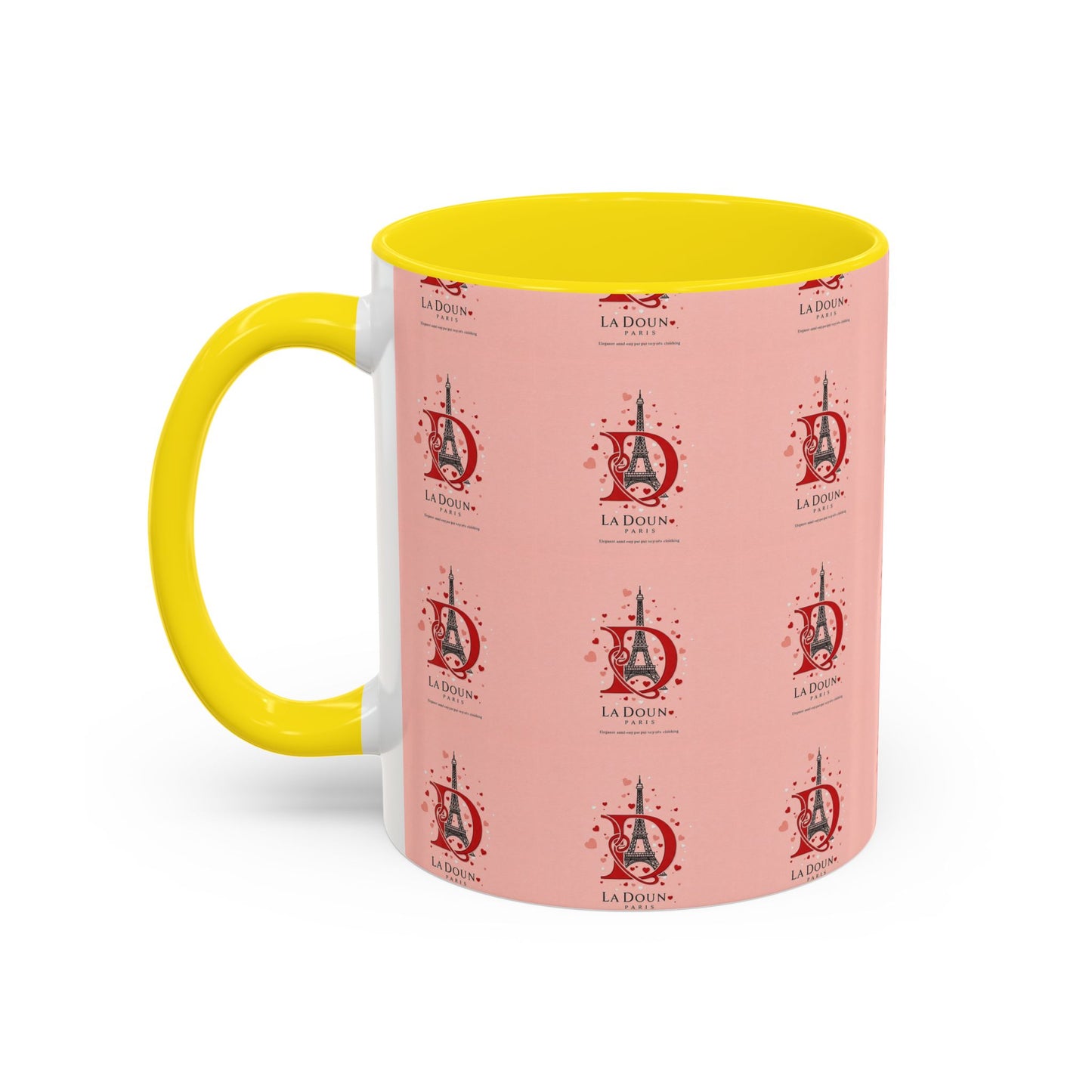 Personalized La Doun Accent Coffee Mug - 11oz & 15oz, Perfect for Gifting and Daily Use