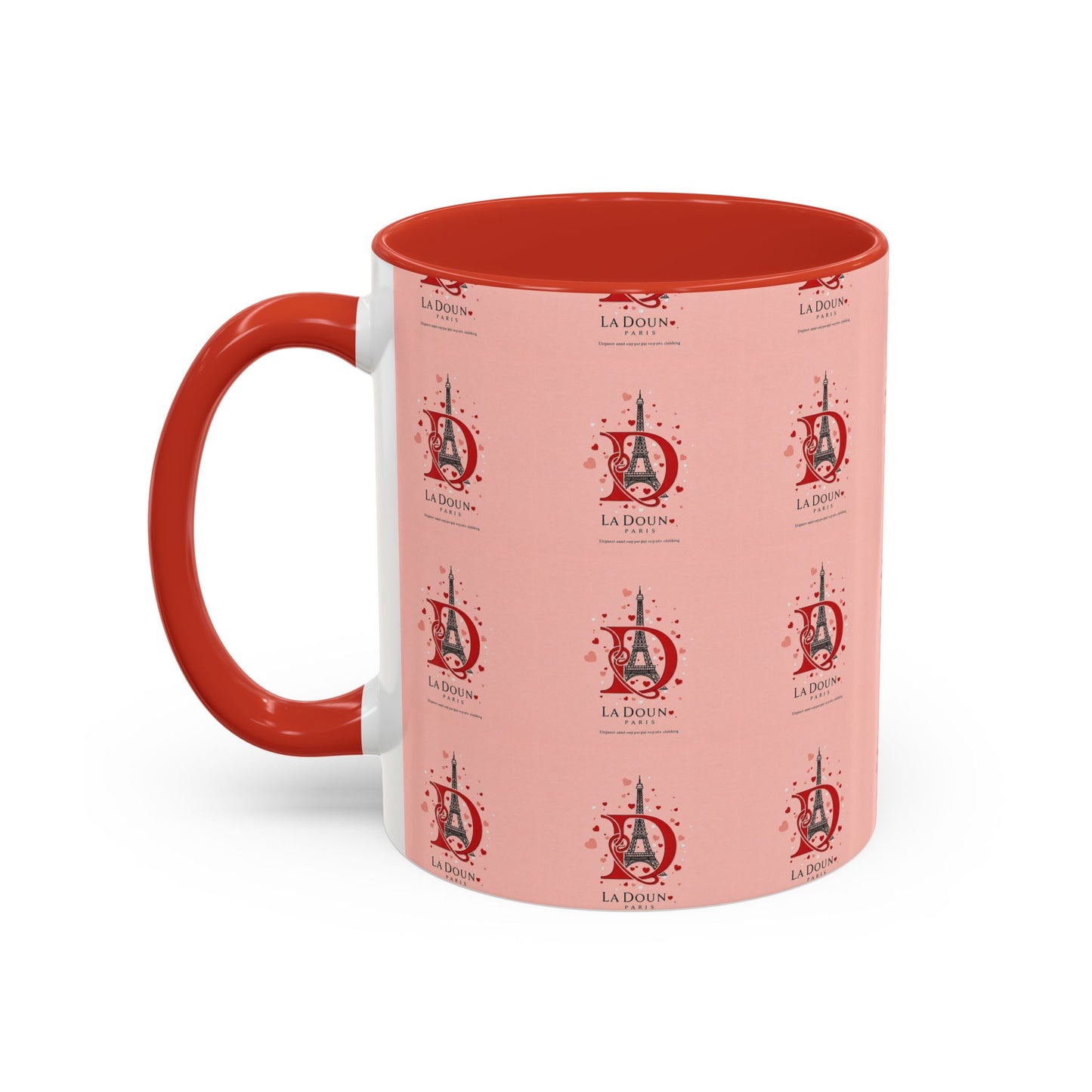 Personalized La Doun Accent Coffee Mug - 11oz & 15oz, Perfect for Gifting and Daily Use