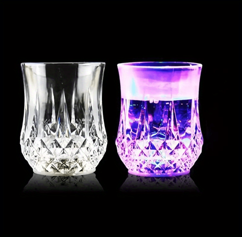 1pc Light Up Cups, Glow In The Dark, Party Supplies, Colorful LED Glowing water Cup For Party, Birthday, Christmas, Disco, Valentine's Day