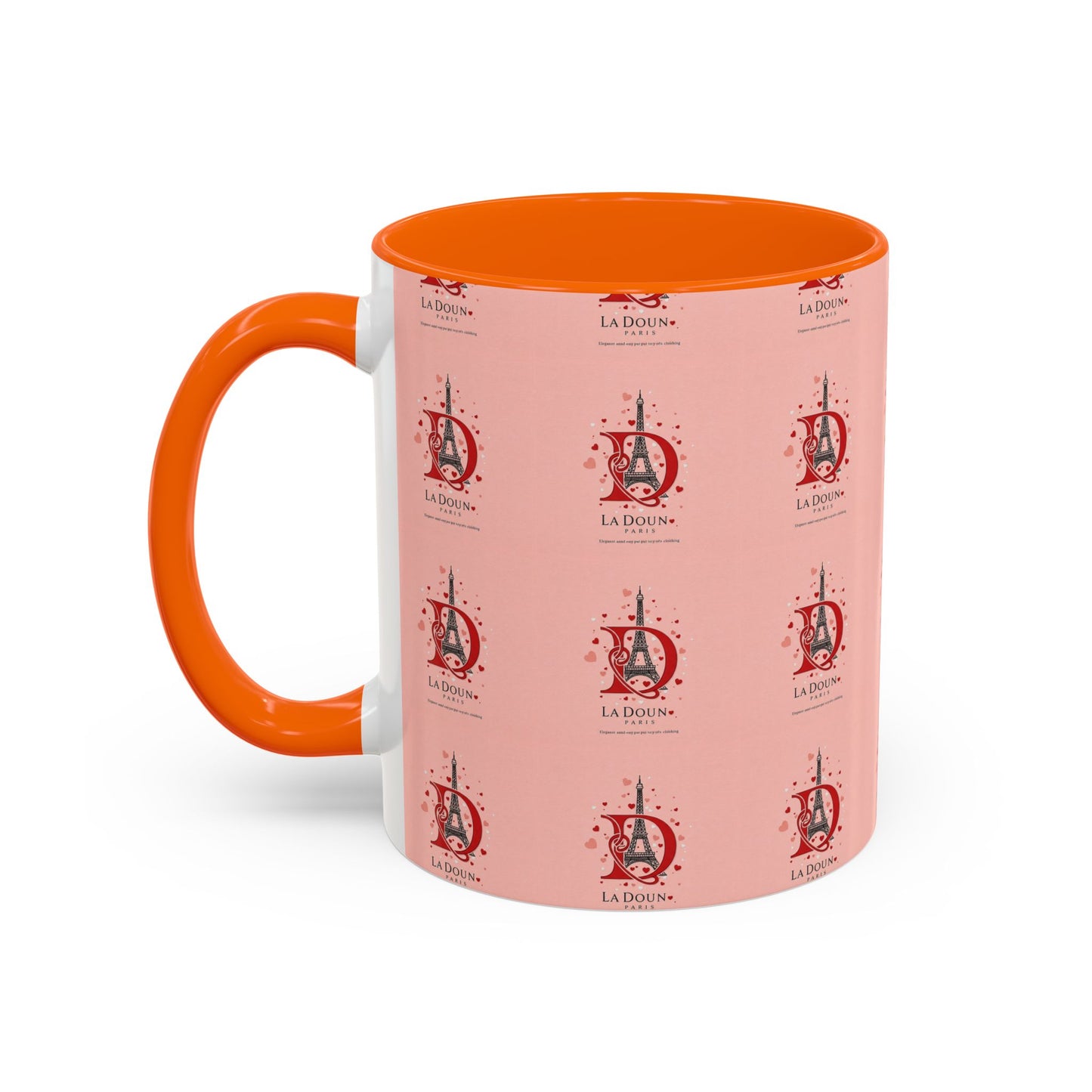 Personalized La Doun Accent Coffee Mug - 11oz & 15oz, Perfect for Gifting and Daily Use