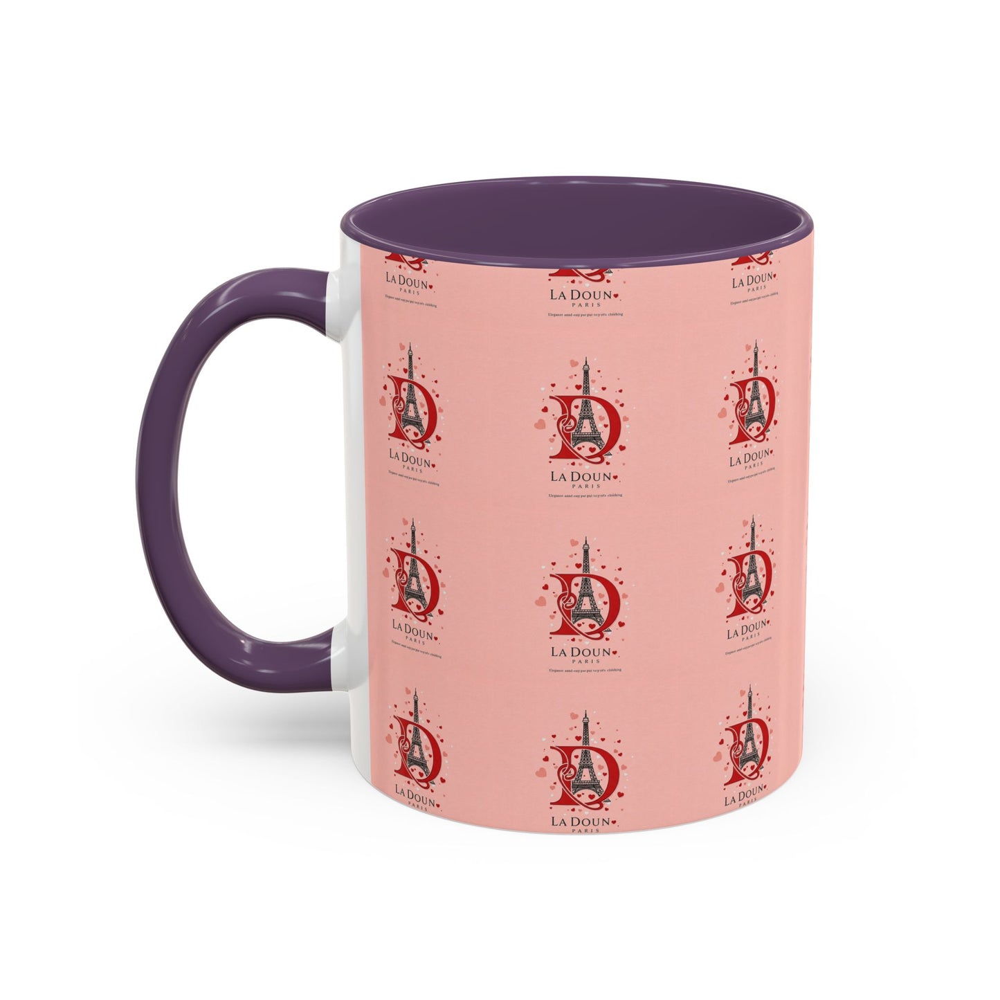 Personalized La Doun Accent Coffee Mug - 11oz & 15oz, Perfect for Gifting and Daily Use