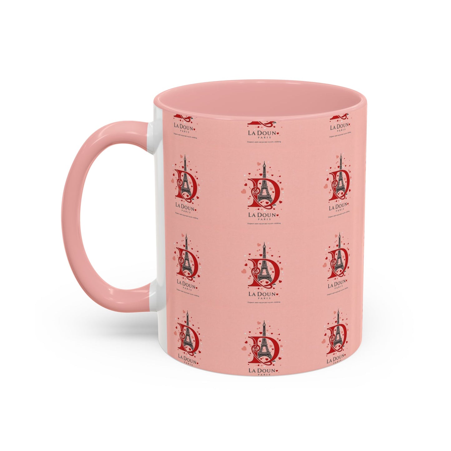 Personalized La Doun Accent Coffee Mug - 11oz & 15oz, Perfect for Gifting and Daily Use