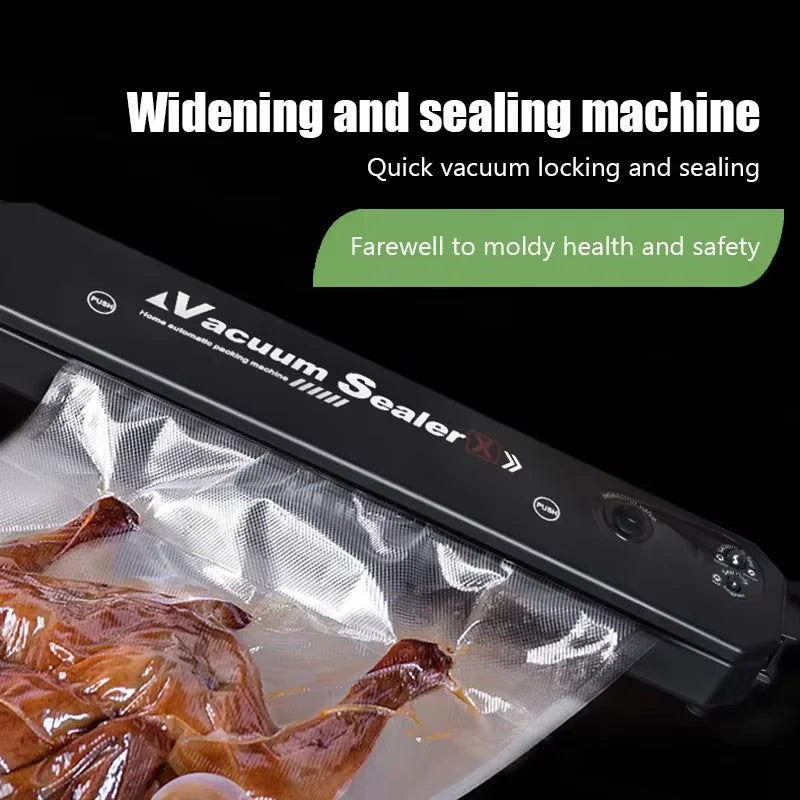 Food Packaging Machine Vacuum Sealing Machine Food Sealing Portable Home Vacuum Kitchen Helper 220V Automatic Packaging Machine