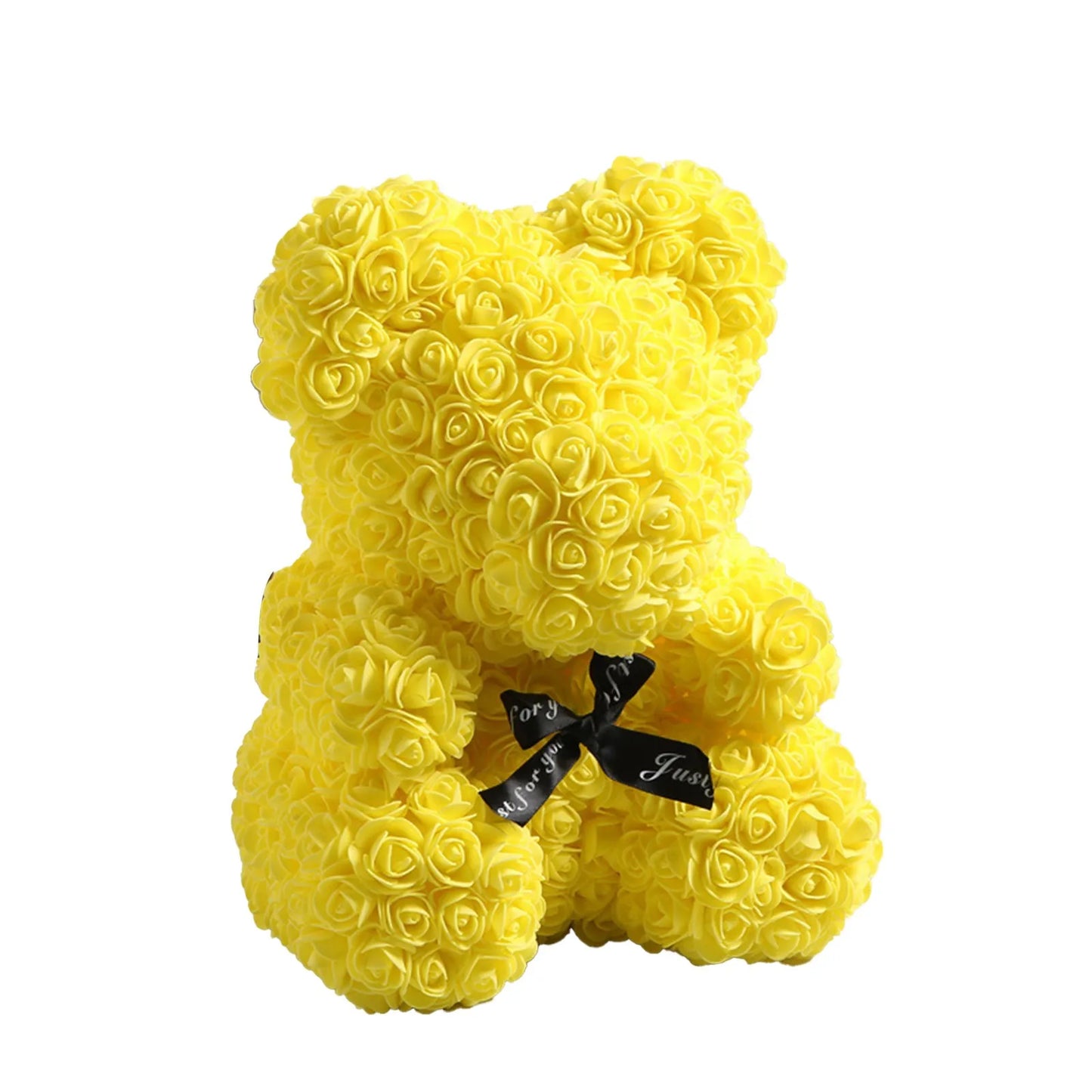 Rose Bear NEW Valentines Day Gifts 25cm Flower Bears Artificial Floral Decorations Mother' DAY Gift For Girlfriend Festival And