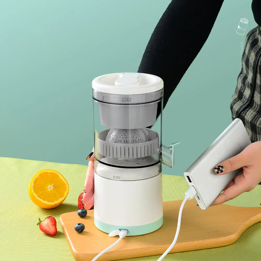 Portable Electric Juicer USB Charging Orange Lemon Fruit Blender Mini Household Juice Squeezer Mixer Citrus Juicer for Travel