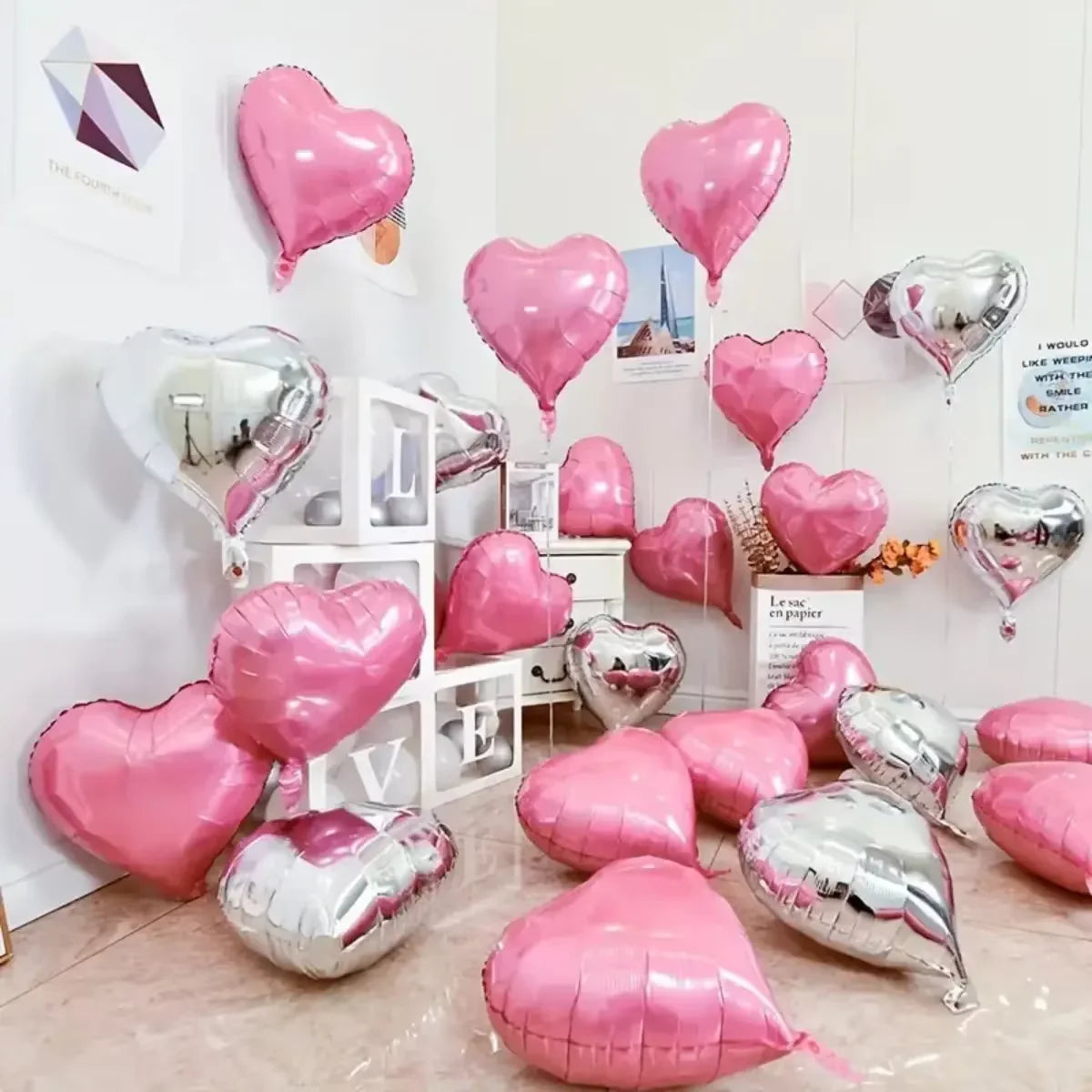 10/50/100Pcs Wedding Decoration Love Balloons Valentine's Day Romantic Proposal Christmas DIY Birthday Party Ornament Balloons