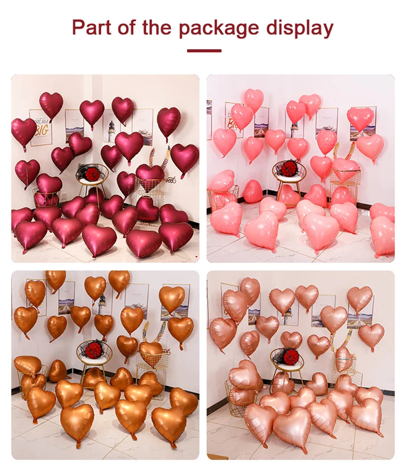 10/50/100Pcs Wedding Decoration Love Balloons Valentine's Day Romantic Proposal Christmas DIY Birthday Party Ornament Balloons