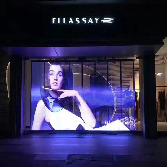 High Brightness Transparent Led Screen Display,Glass Window Led Transparente Video Wall