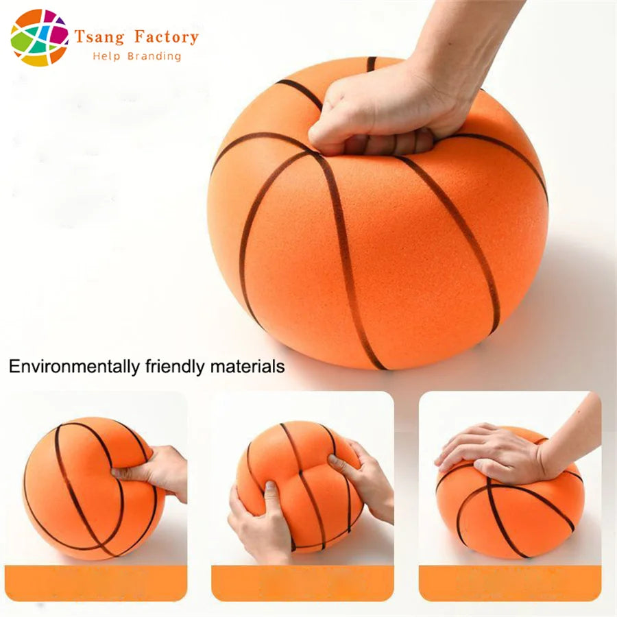 Fast Dropshipping Mute Basketballs PU Foam Size 3/5/7 No Noise Basketball Hoop Squeezable Quiet Balls Sports and Entertainment