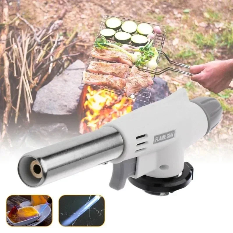 Portable Flame Gun Multifunctional Barbecue Torch Burner For Camping BBQ Desserts, Soldering, Cooking Heating Tool, Household fl