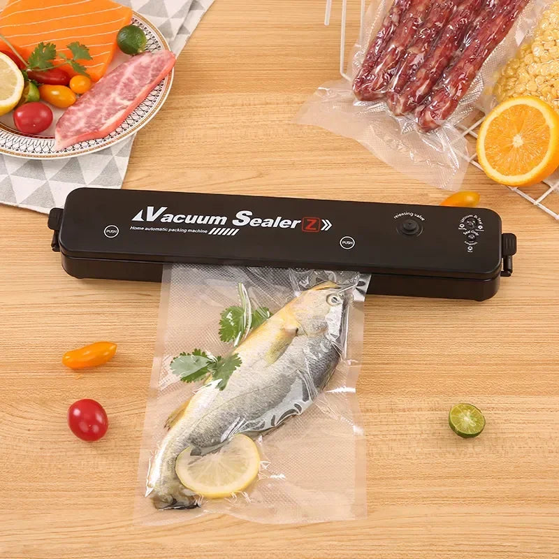 Food Packaging Machine Vacuum Sealing Machine Food Sealing Portable Home Vacuum Kitchen Helper 220V Automatic Packaging Machine