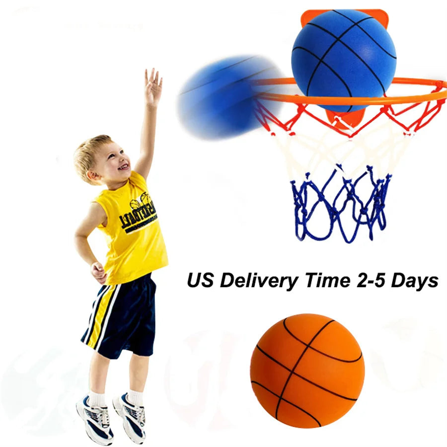 Fast Dropshipping Mute Basketballs PU Foam Size 3/5/7 No Noise Basketball Hoop Squeezable Quiet Balls Sports and Entertainment