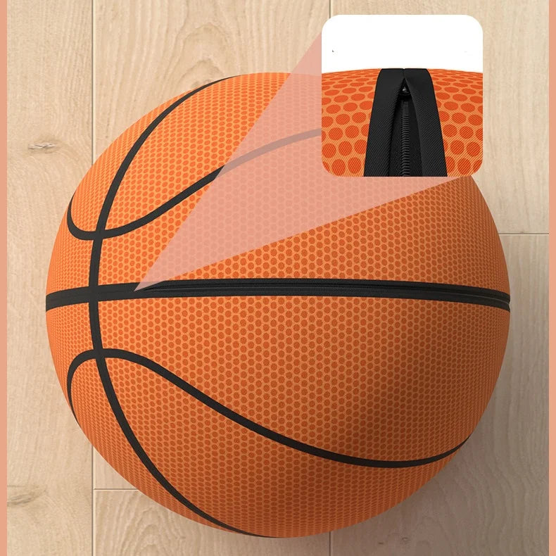 Indoor Silent Basketball Cloth Cover Soft And High Elastic Foam Mute Ball No Noise Sports Ball Density Ball Sports Games