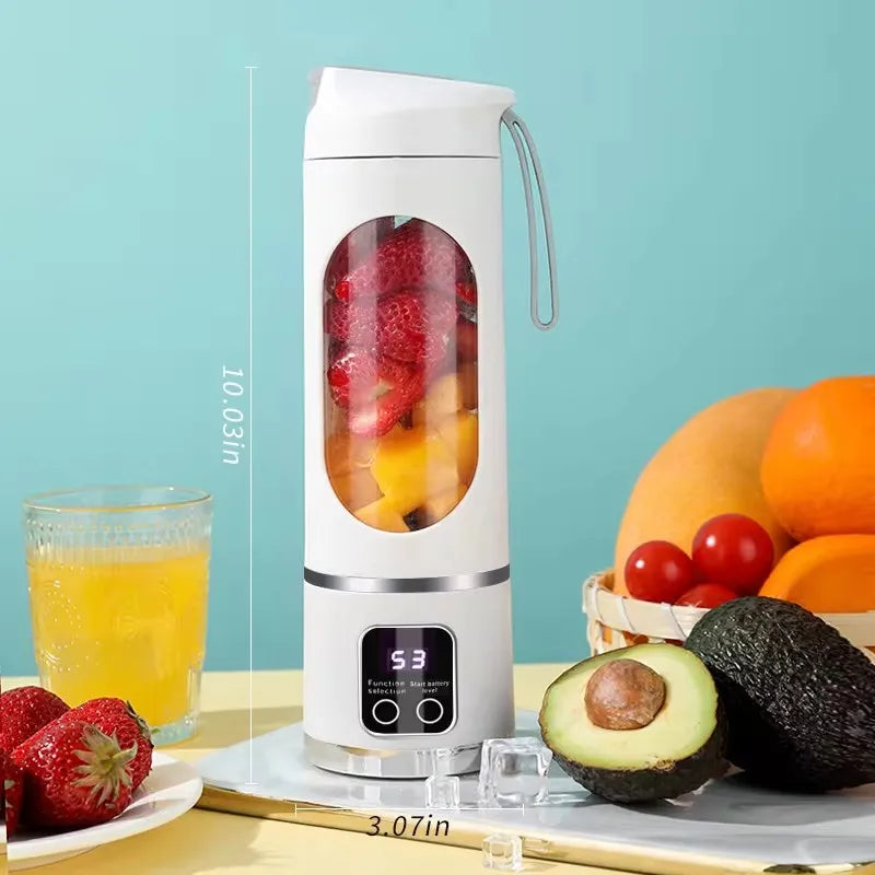 Xiaomi 450ml Fruit Juicer 8 Blades 3 Gears USB Rechargeable Portable Blender Ice Crusher for Shakes and Smoothies Juicer Cup