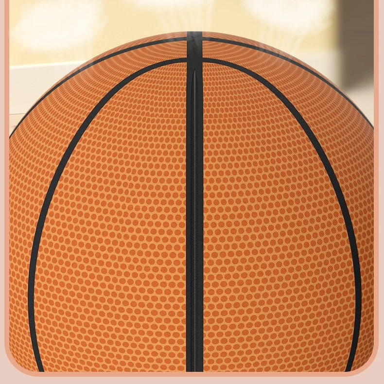 Indoor Silent Basketball Cloth Cover Soft And High Elastic Foam Mute Ball No Noise Sports Ball Density Ball Sports Games