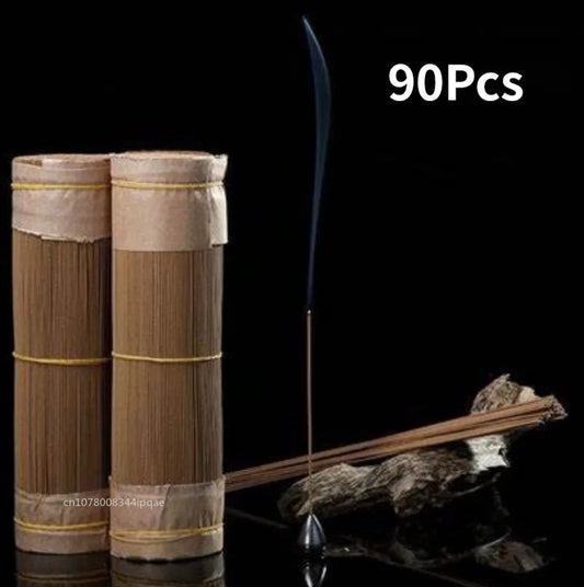 90pcs Natural Vietnam Oudh Incense Stick Cambodian Oud Arab Incense Natural Sweet Aroma Yoga Fresh Air Aromatherapy 90pcs