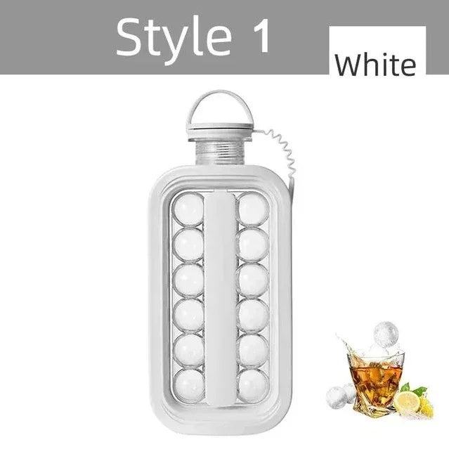 Portable Silicone Ice Ball Maker Kettle Creative Ice Cube Mold Kitchen Bar Gadgets Ice Hockey Lattice Making tool Kettle