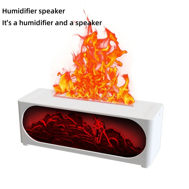 Air humidifier, speaker, essential oil humidifier, home aromatherapy humidifier, Wukong Flame Mountain aromatherapy diffuser