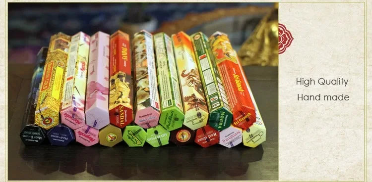 9 Boxes Incense Stick with Incense Plate Authentic Indian Incense Premium Multiple Flavors Mixed Package Random Surprise Hotsale