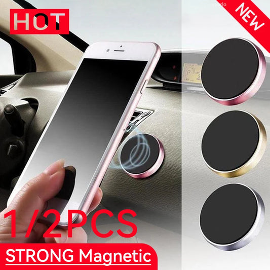 Magnetic Car Phone Holder Stand Magnet Car Mount Bracket GPS Smartphone Mobile Support In Car Bracket For iPhone Samsung Xiaomi