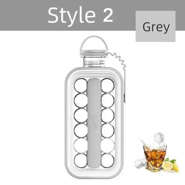 Portable Silicone Ice Ball Maker Kettle Creative Ice Cube Mold Kitchen Bar Gadgets Ice Hockey Lattice Making tool Kettle