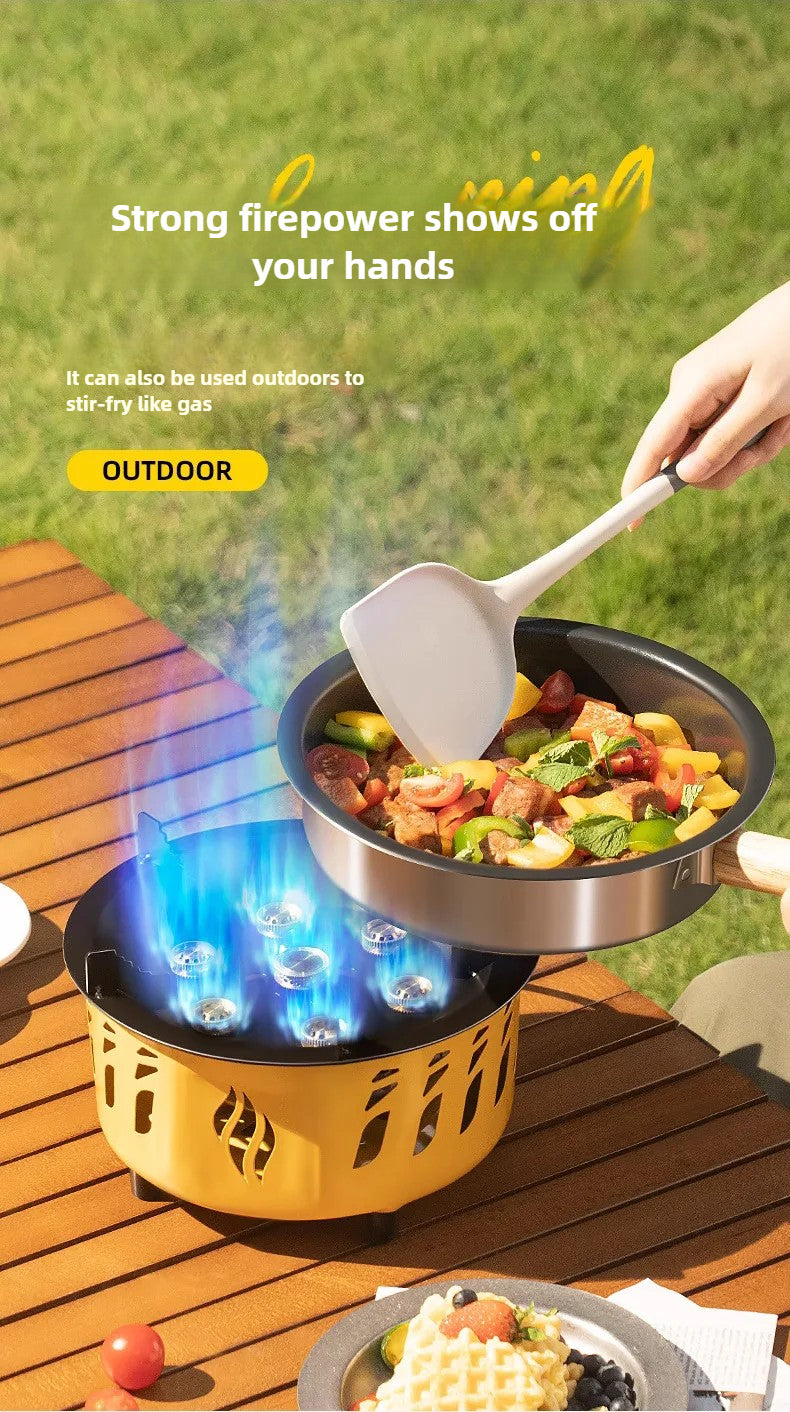 20000W Camping Stove Strong Fire Power Portable Tourist Camping Burners Folding Hiking Picnic BBQ Cooking Equipment Gas Stove