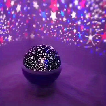 Starry Sky Night Light Projector with Moon & Stars - USB-Powered 360° Rotatable Lamp with 9 Color Modes, Perfect Gift for Teens and Adults, Blue Plastic Material