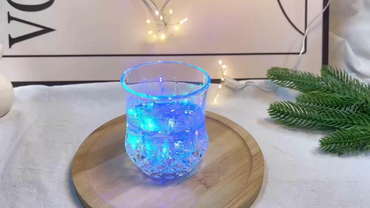 1pc Light Up Cups, Glow In The Dark, Party Supplies, Colorful LED Glowing water Cup For Party, Birthday, Christmas, Disco, Valentine's Day